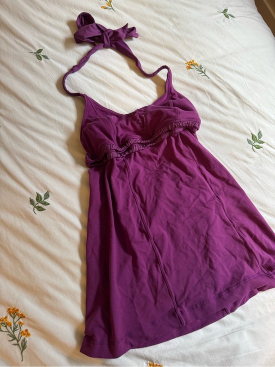 lululemon athletica Other - Lululemon Purple Open Back Dignity Halter Top size: 8